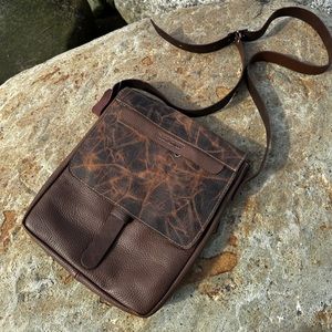 Lather crossbody bag